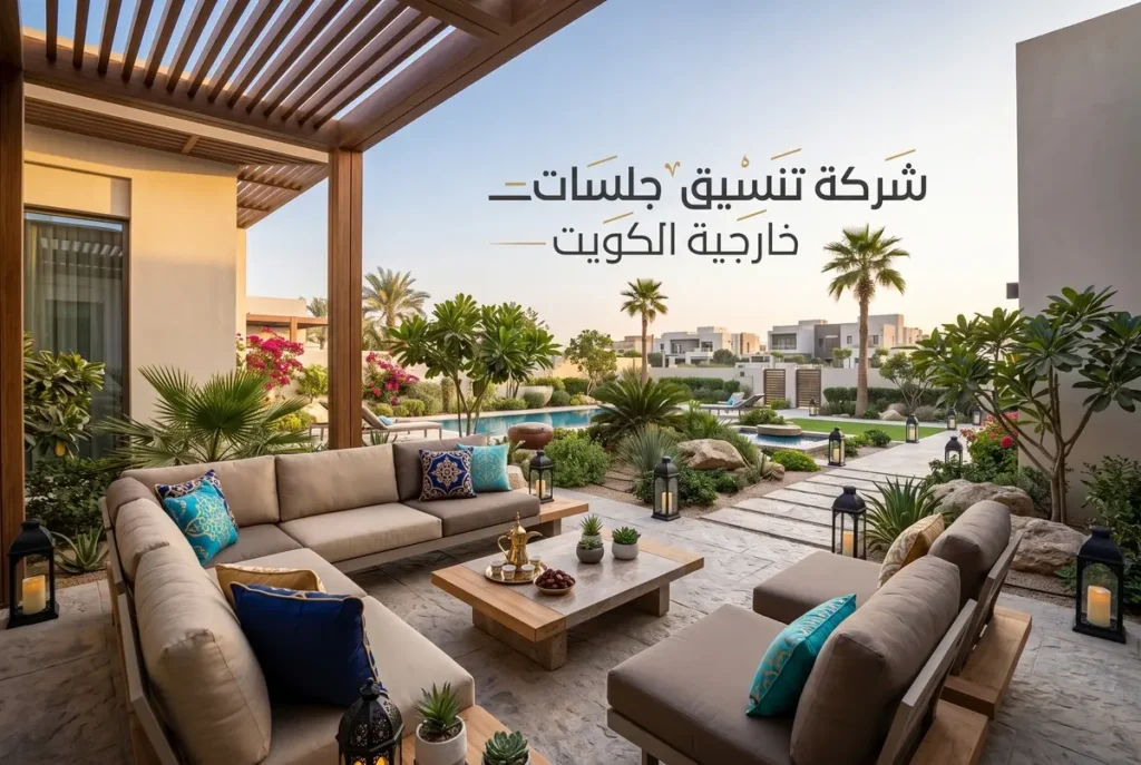 شركة تنسيق جلسات خارجية الكويت تصاميم راقية
