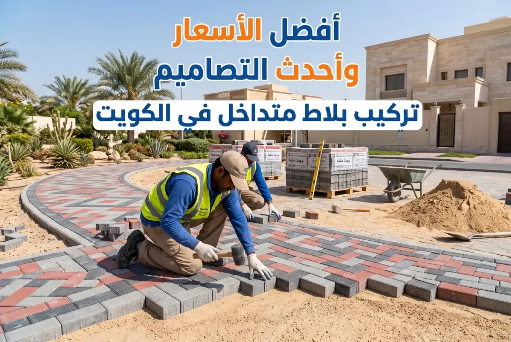 تركيب بلاط متداخل في الكويت بأحدث التصاميم وأفضل الأسعار