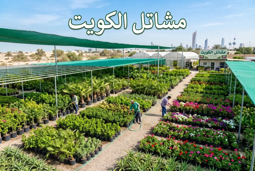 مشاتل الكويت لبيع النباتات والزهور