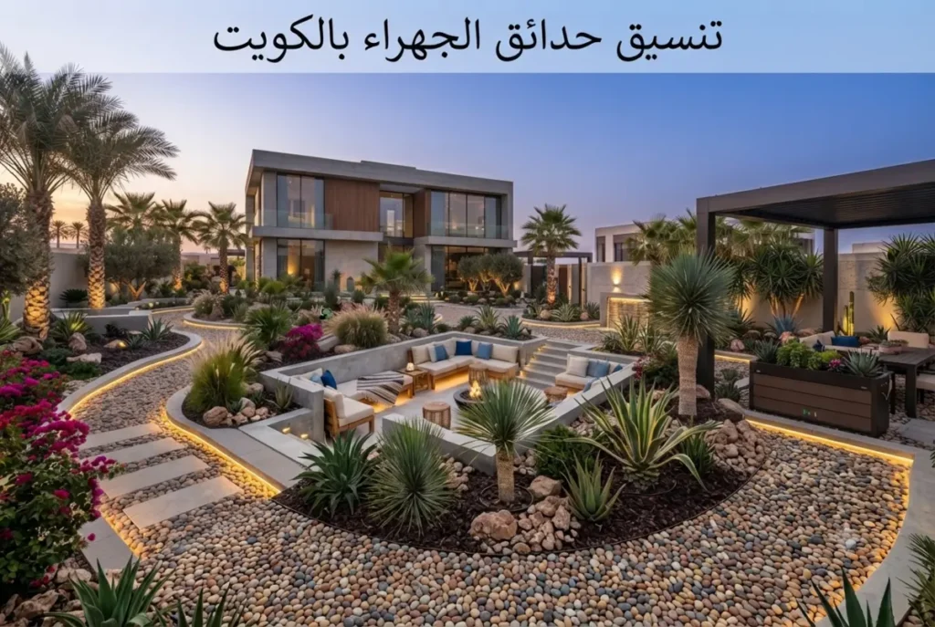 تنسيق حدائق الجهراء بالكويت | تصميم حدائق مودرن واحترافية